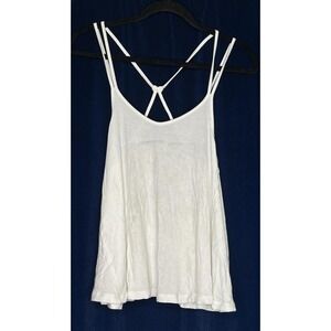 American Eagle Outfitters NWOT Ribbed Tank Top White Size Small